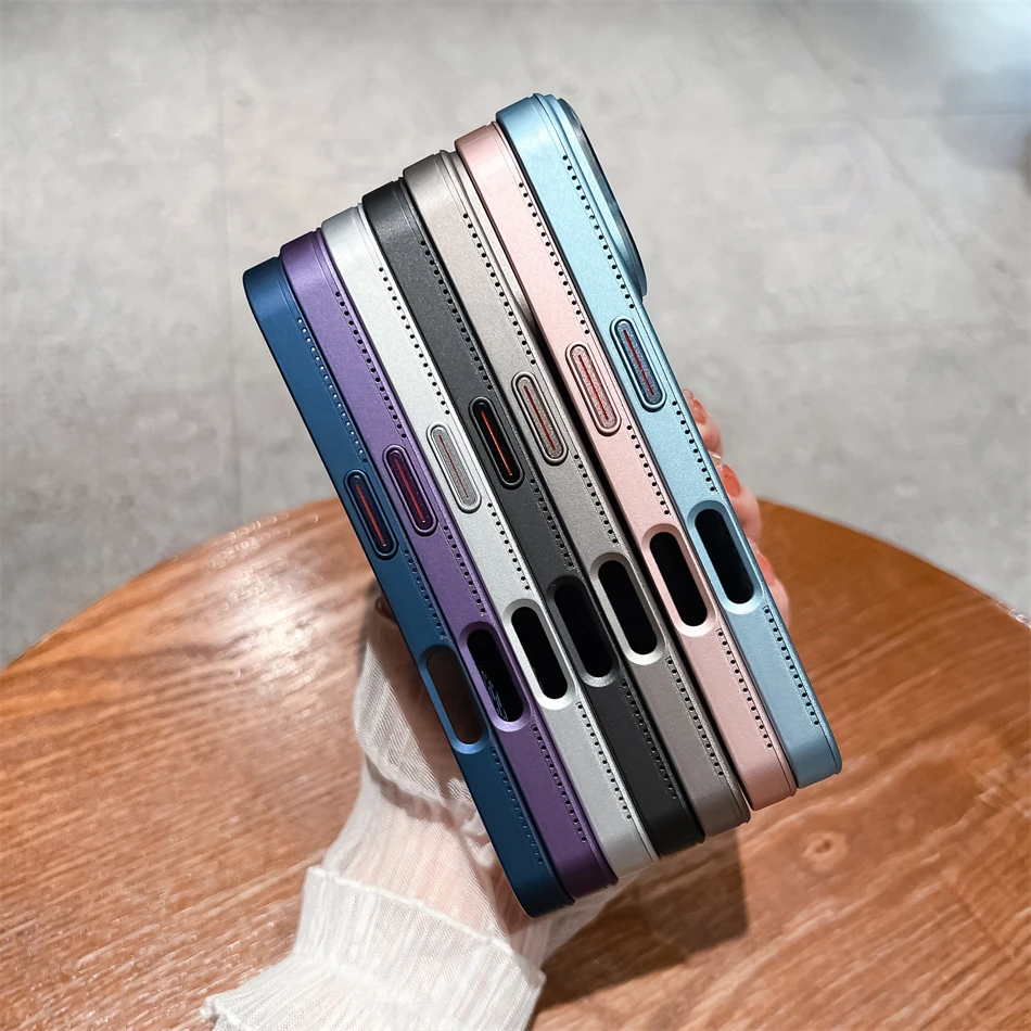 Slim Desert Gold Breathable Magnetic Case with Wireless Charging Capability