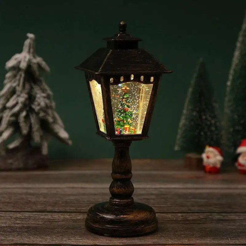 Christmas Decorations Wind Lamps Music Illuminated Night Light Santa Creative Ornaments Table Lamps Christmas Home Decoration 2