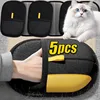 Pet Hair Remover Brush Kitten Hair Remover Gloves Deshedding Brush Glove for Dog Cat Double-Sided Fur Hair Cleaning for Carpet
