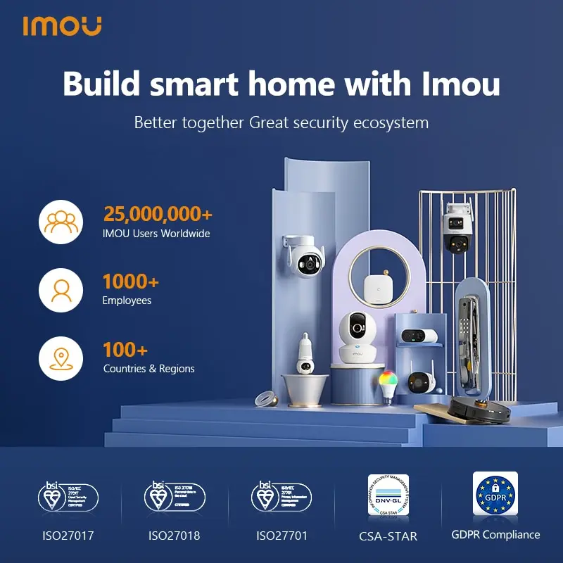 IMOU Indoor Wifi Camera Ranger RC 3MP 5MP One-touch Call Baby Montior Two Way Talk Security IP Camera Video Surveillance