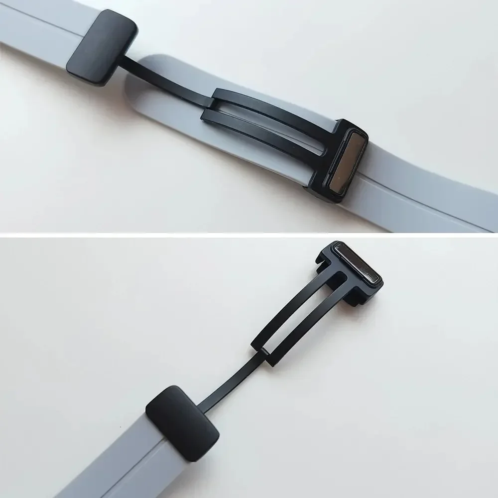Premium Magnetic Silicone Folding Buckle Strap
