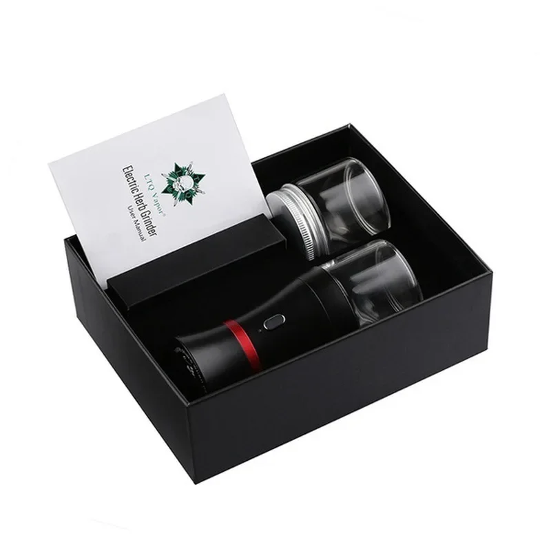 Handheld Electric Herb Grinder 1100mAh High Capacity Battery 20,000RPM Strong Power Dry Herb Tobacco Ginder with Safety Lock 4