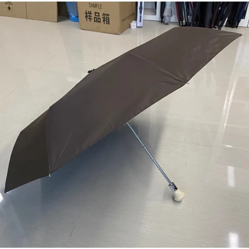 For Mercedes-Benz Retro Shift Handle Design Folding Sun Protection Short Handle Car Business Advertising Gift Umbrella