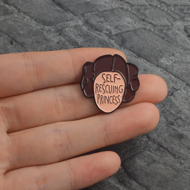 Star Wars Princess Leia Spilla Spilla Distintivo Spille Cappelli Vestiti Zaino Accessori Gioielli Decorazione Regali