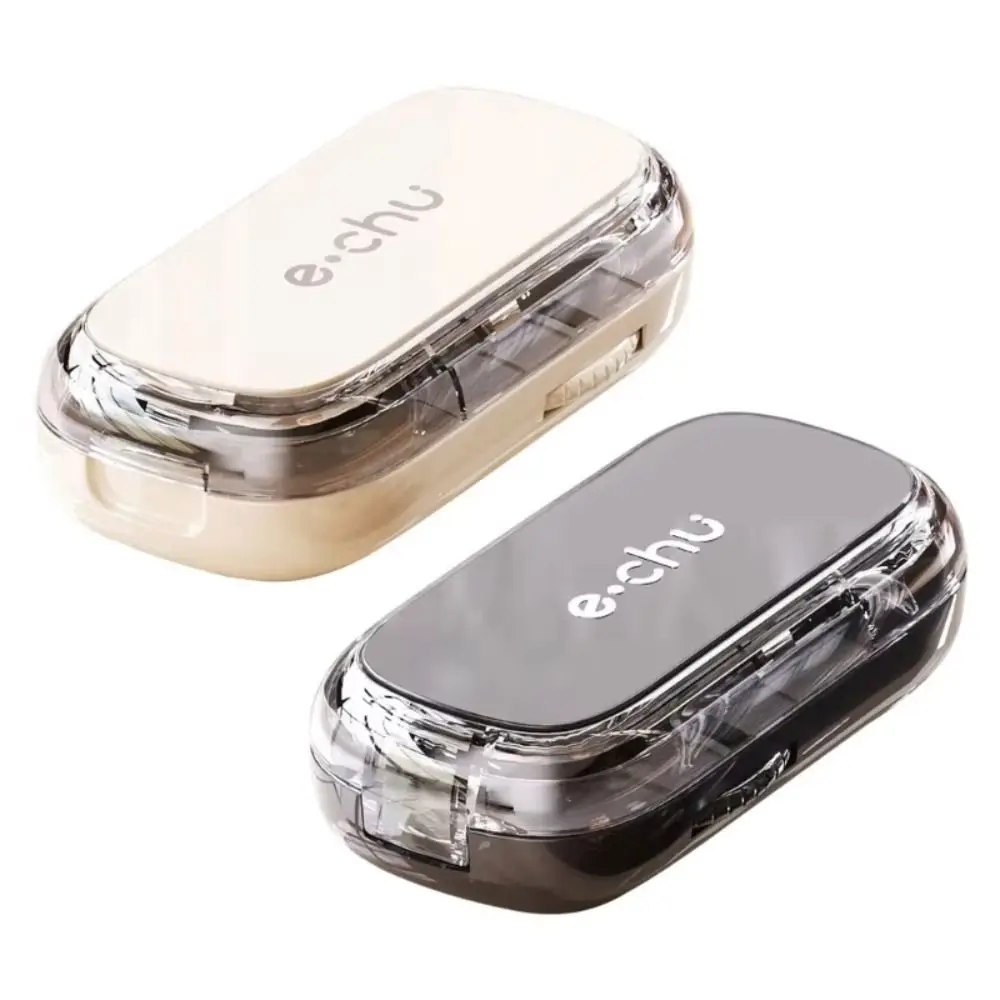 Portable Drug Tablet Quartering Pill Cutter Dustproof Pill Cutter Storage Box New Divider Organizer Crusher Pill Cutter