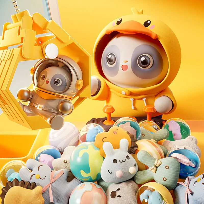DIY Doll claw machine Doll Machine Kids Coin Operated Play Game Clip Doll Toys Large Claw Catch Toy Crane Machines Birthday Gift 5