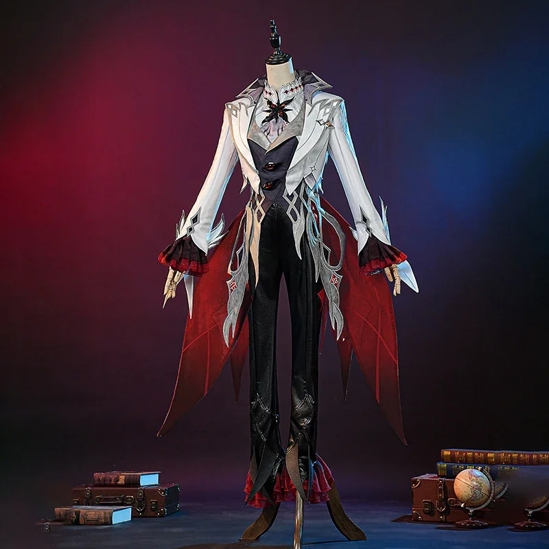 

Костюм для косплея Arlecchino, мужская и женская рубашка и брюки, комплект одежды для игры Genshin Impact Cos, одежда для Хэллоуина