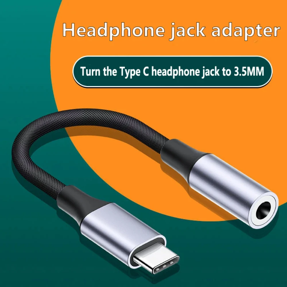 Type-C 3.5 Jack Audio Cable USB C To 3.5MM Jack Adapter Phone Accessories Cabo Adaptador USB C Adapter HeadPhone