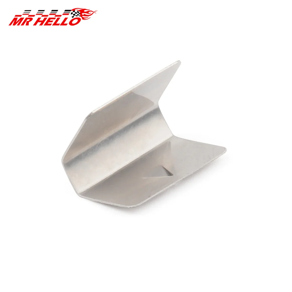 8PCS/12PCS Wind Rain Deflector Channel New Metal Retaining Clips Stainless Steel For BMW Universal Fitting Car Accessories