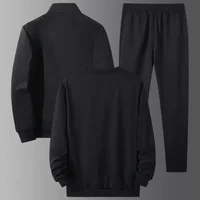 8XL hommes survêtements unisexe Jogging costume marque de mode 3 pièces ensemble survêtement hommes printemps automne mode sweats à capuche pantalons de survêtement 4