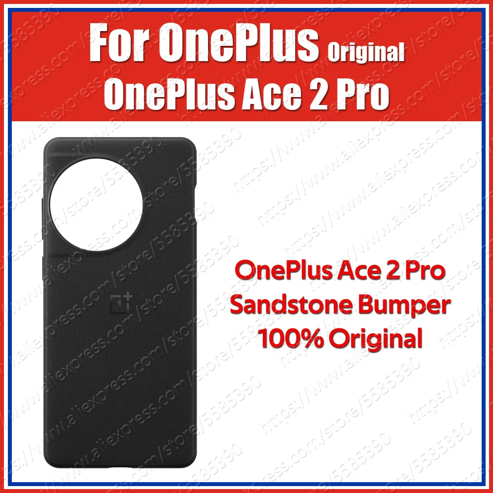 

In Stock OnePlus Ace 2 Pro Case Original Sandstone Bumper Back Cover