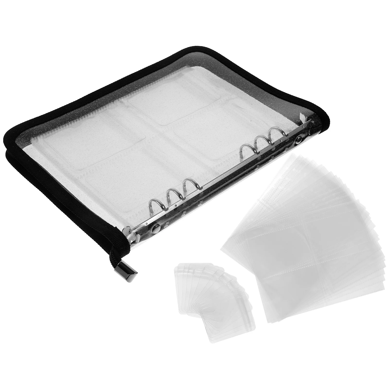 

Jewelry Bag Album Sealed Clear Organizer Bags Transparent Jewelries Storage Book