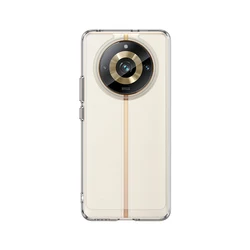 Candy Shockproof Silicone Bumper Phone Case for Narzo N53 (Clear)