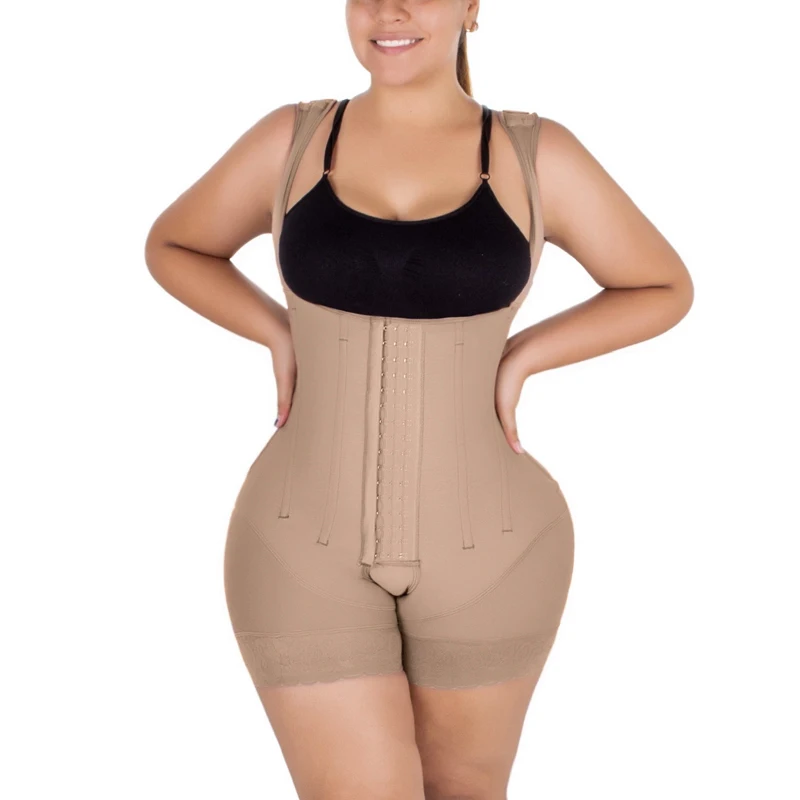 Women High Strong Pressure Body Shaper Butt Lifter Shapewear Tummy Control Slimming Flat Belly Waist Training Bodysuit Fajas