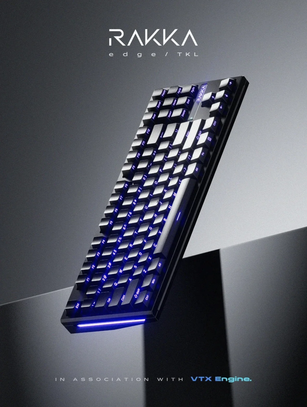 キーボード RAKKA80 Edge Gray RAKKA 80 Edge Magnetic Switch Keyboard Mechanical Keyboard