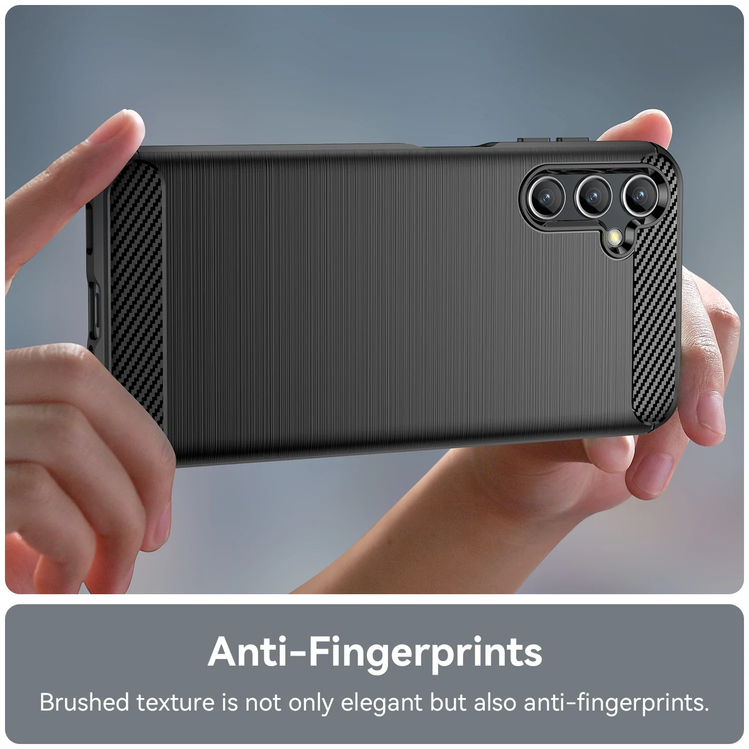 Carbon Fiber Texture Shockproof TPU Protective Phone Case
