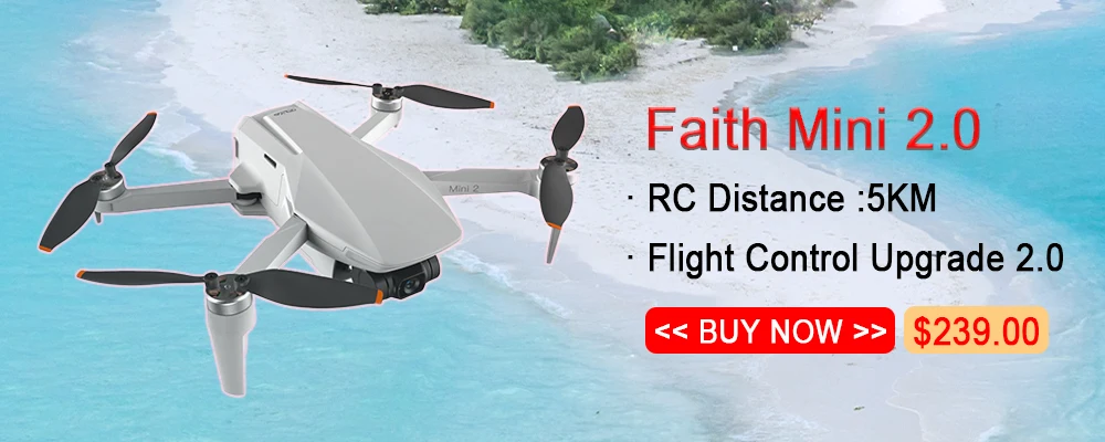 Description Picture 2 of itemC-FLY Faith Mini Drone With Camera Profesional 4K HD Camera FPV Drone 3-Axis Gimbal 240g Foldable Brushless Motor RC Quadcopte