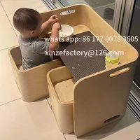 Customizable children's baby table and chair set, study table children's desk simple home desk