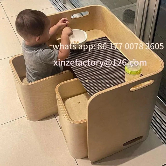 Customizable children's baby table and chair set, study table children's desk simple home desk