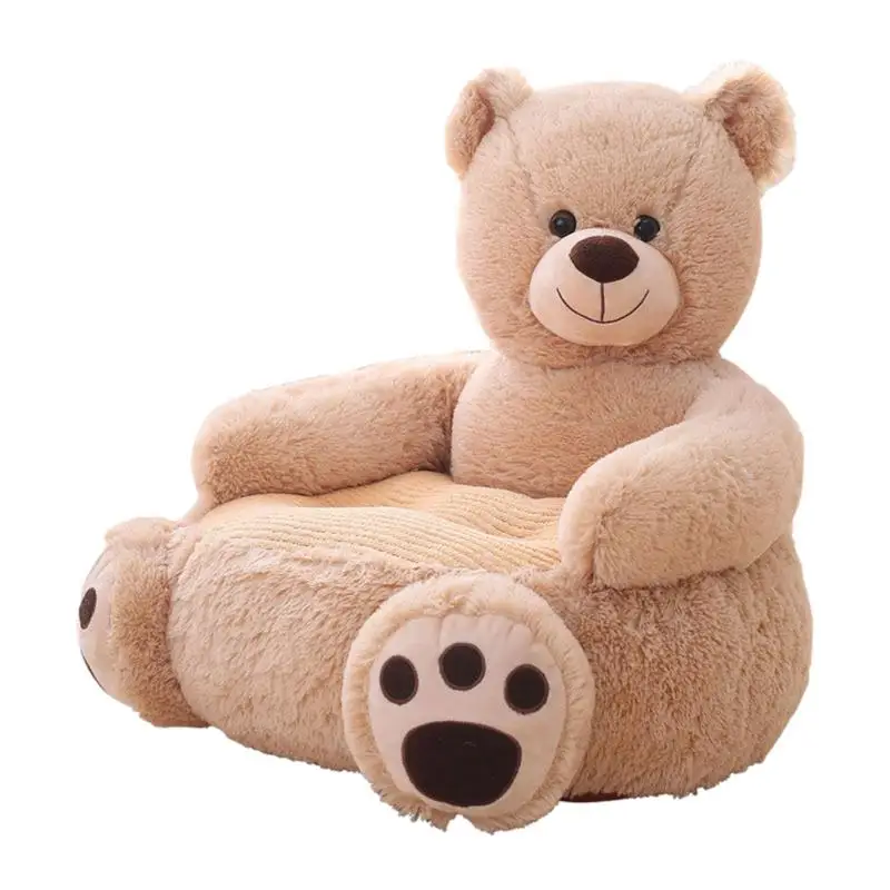 

Kids Animal Bear Character Plush Chair Sofa Seat Comfortable Soft Animal Sofa Backrest Armchair Indoor Family Children's Sofa