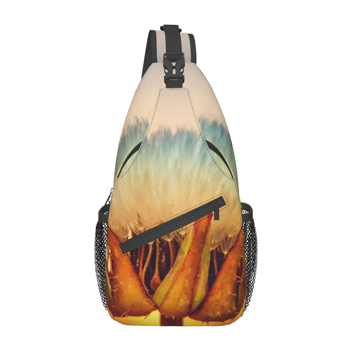 

Нагрудная сумка с волшебным миром цветов и растений, праздничная вместительная школьная нагрудная сумка через плечо, настраиваемая