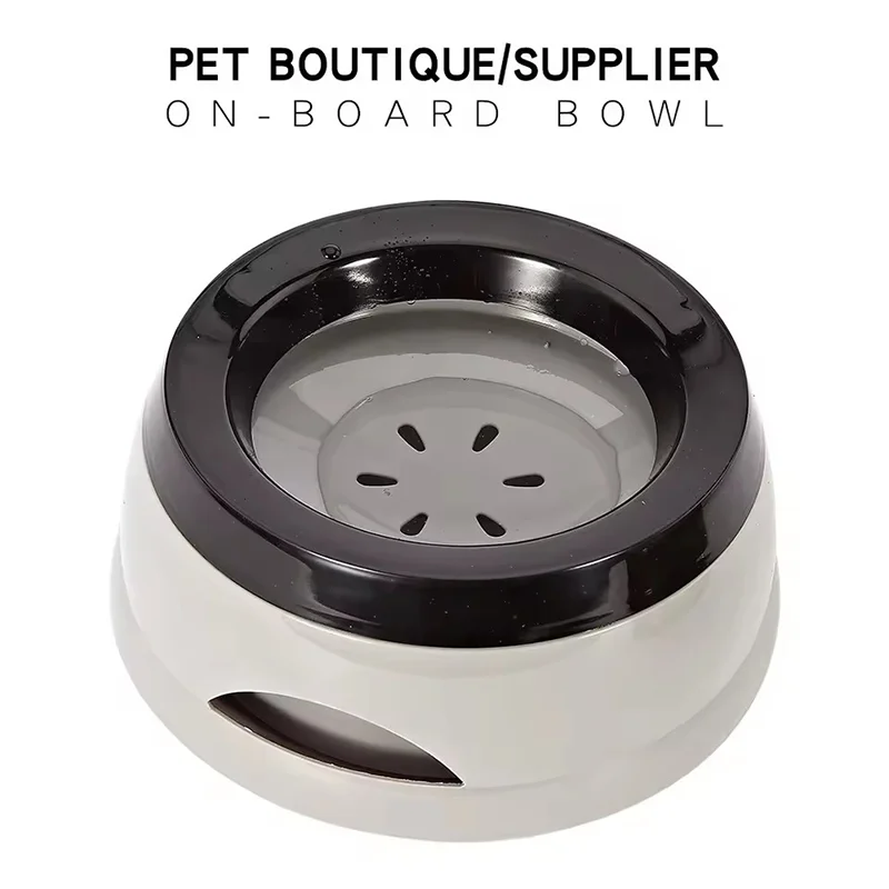 Plastic Anti Spill Dog Bowl for Travel Floating Design Pet Drinking Water Feeder No Wetting Mouth Dog Cat Supplies Plastic Anti Spill Dog Bowl for Travel Floating Design Pet Drinking Water Feeder No Wetting Mouth Dog Cat Supplies