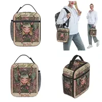 Custom Melanies Martinez Portals Thermal Insulated Lunch Bag for Office Portable Bento Box Thermal Cooler Lunch Boxes 2