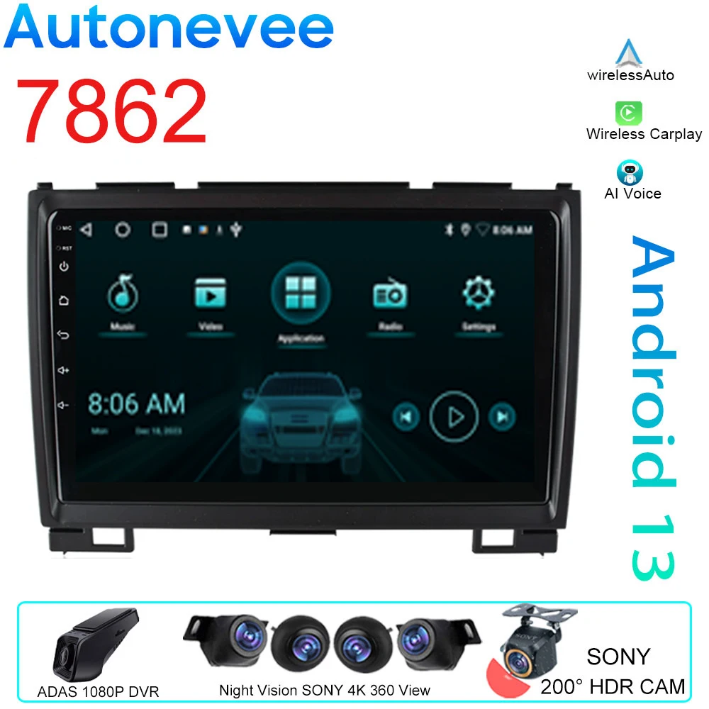 

5G WIFI для GREAT WALL Hover Haval H3 H5 2011 - 2016 4G автомобильное радио мультимедийный BT видеоплеер навигация GPS Android Авто No 2did