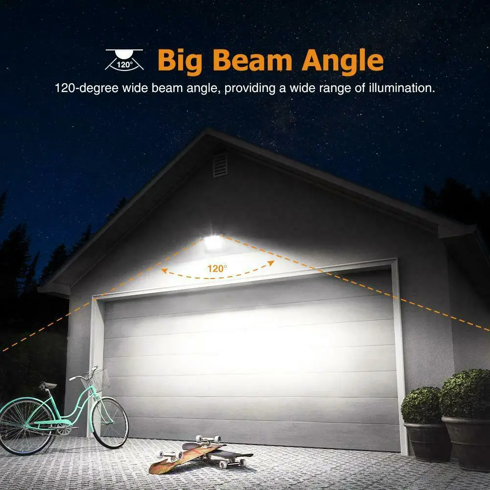 LED Flood Light 200W 300W 400W Outdoor Floodlights Lamp 220V-240V Cool White IP66 with AU Plug For Outdoor Wall Garden — view 2