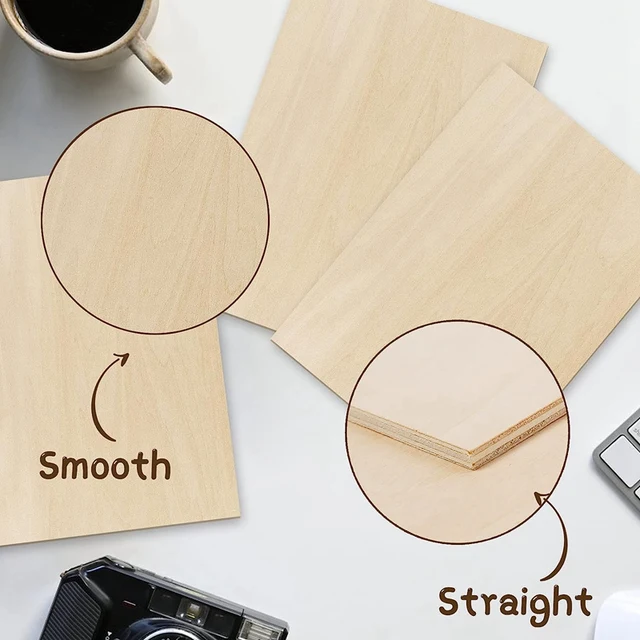 10 Fogli Di Legno Di Balsa 200x300x1.5mm - Compensato Per Pirografia E Artigianato - Foto 12