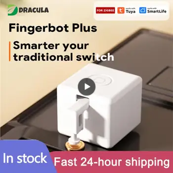 Zigbee 스마트 핑거봇 스위치 단추 푸셔, 스마트 홈 스마트 라이프 앱, 게이트웨이 음성 제어 핑거 로봇 스위치와 함께 작동