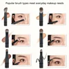 6Pcs Mini Travel Makeup Brushes Set with Box Portable Cosmetic Powder Foundation Blush Blending Concealer Make Up Brushes Set 6