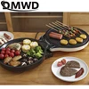 DMWD Electric Baking Pan Double Sided Heating Non-stick Coating Crepe Maker Pizza Bake Grill Pancake Griddle Heating Skillet 4