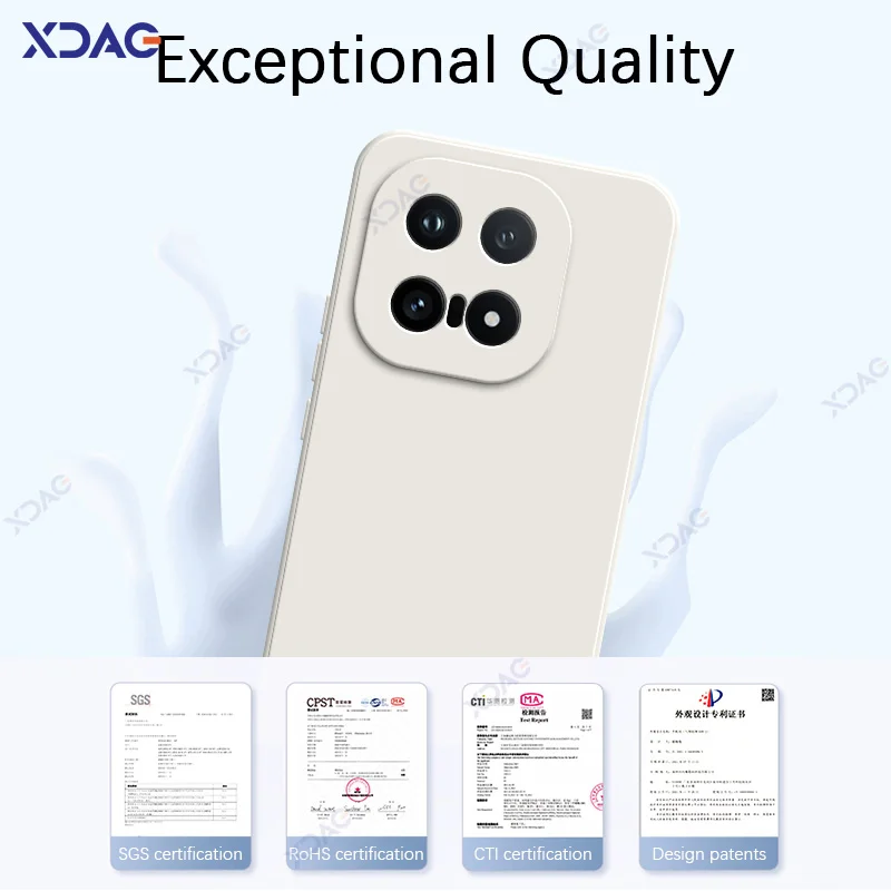 Chic Fashion Cover: Soft Square Liquid Silicone Case with Camera Protection
