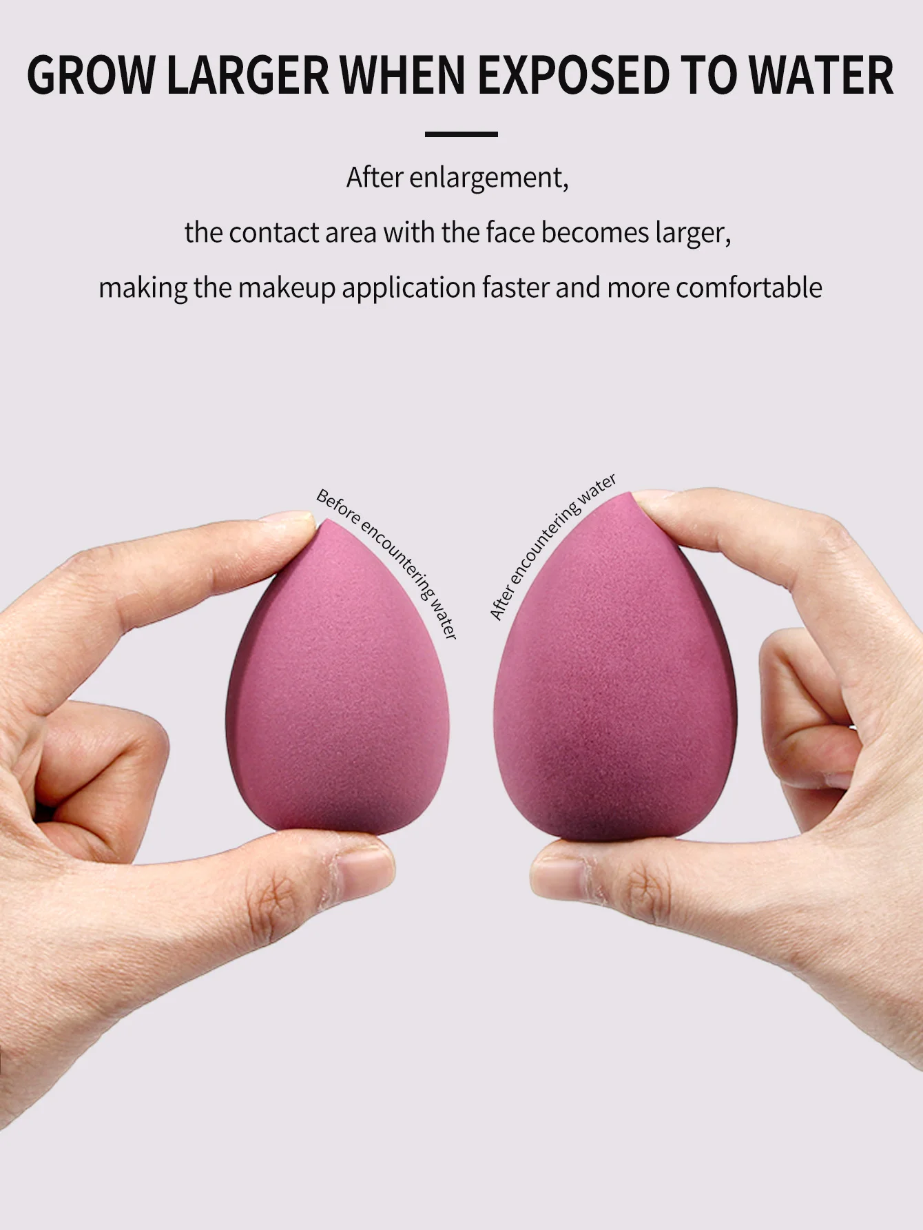 50PCS Mixed color Makeup Sponge,Suitable For Cream & Powder Concealer, Loose Powder Makeup Applicator Random mixing of colors 5