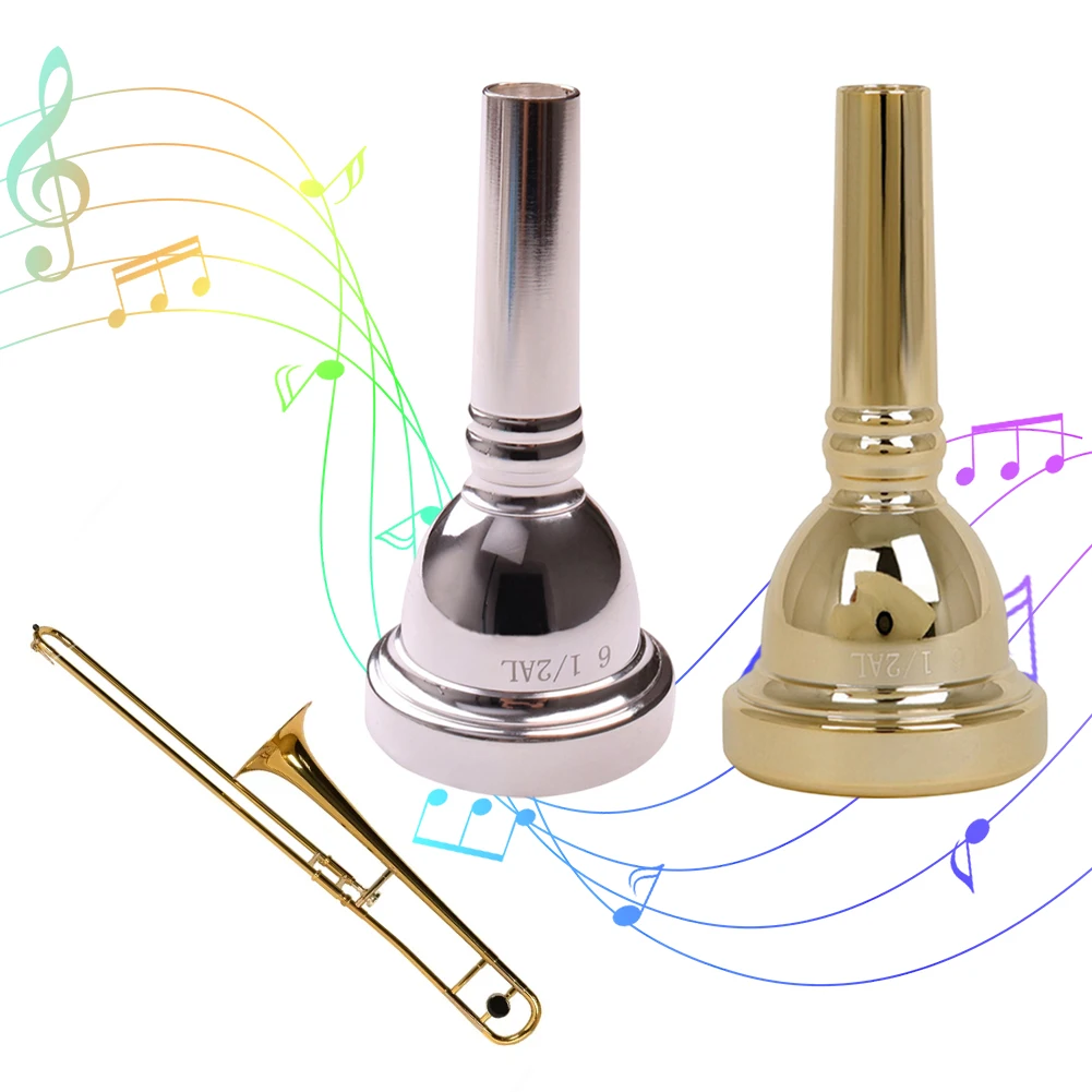 Description Picture 3 of itemBrass Trombone Mouthpiece 6 1/2AL Mouthpiece Performance Customer Satisfaction Expressive Sounds Long-lasting Performance