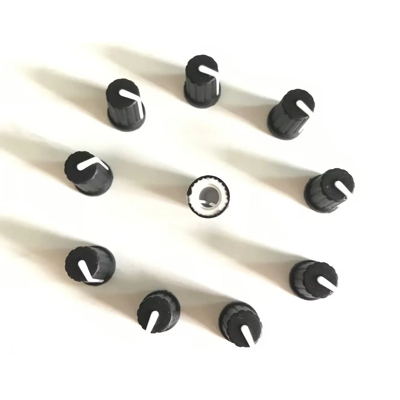 10PCS Rotary Knob For Pioneer DJM800 DJM900 900SRT 900NXS DJM-2000 900SRT DAA1204 Black color