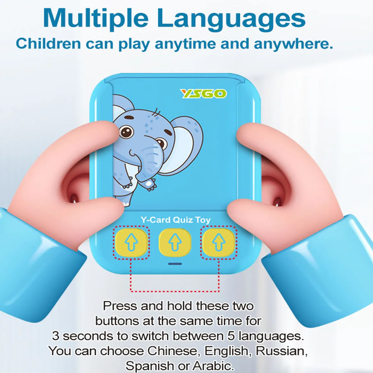 55 pcs English Learning Cards, Children's Early Learning English Plug-in, Boys and Girls Cognitive Voice Interactive Toys