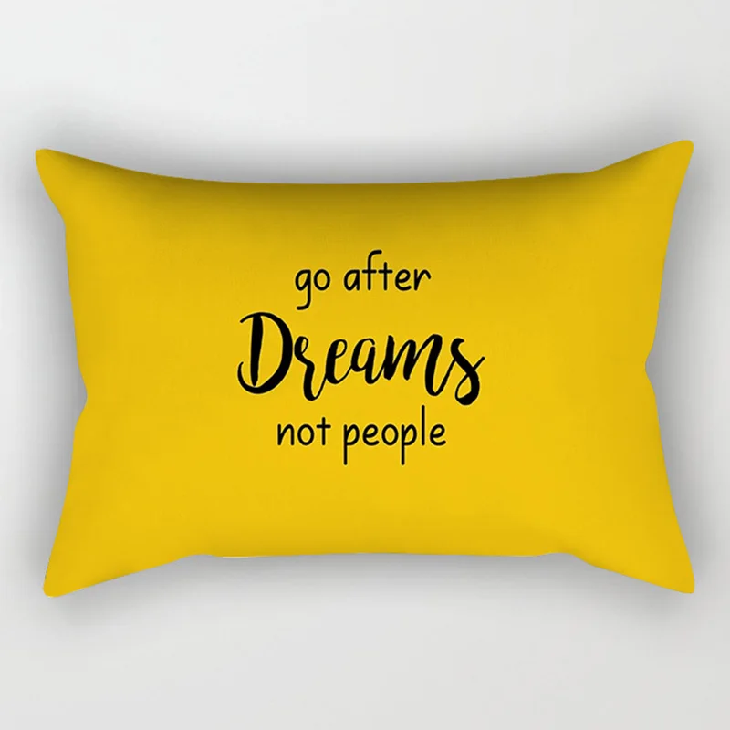 30x50cm Yellow Geometry Pillowcase Decor Sofa Cushion Pillowcover Polyester Pillow Cases for Home Decor Bedding Cushion Cover 