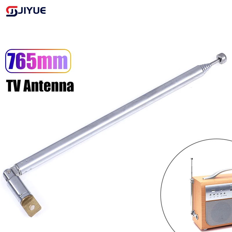 1Pc 7 Sezioni Sostituzione Antenna Tv 765Mm Antenna Telescopica Antenna Per Radio Tv All'Ingrosso