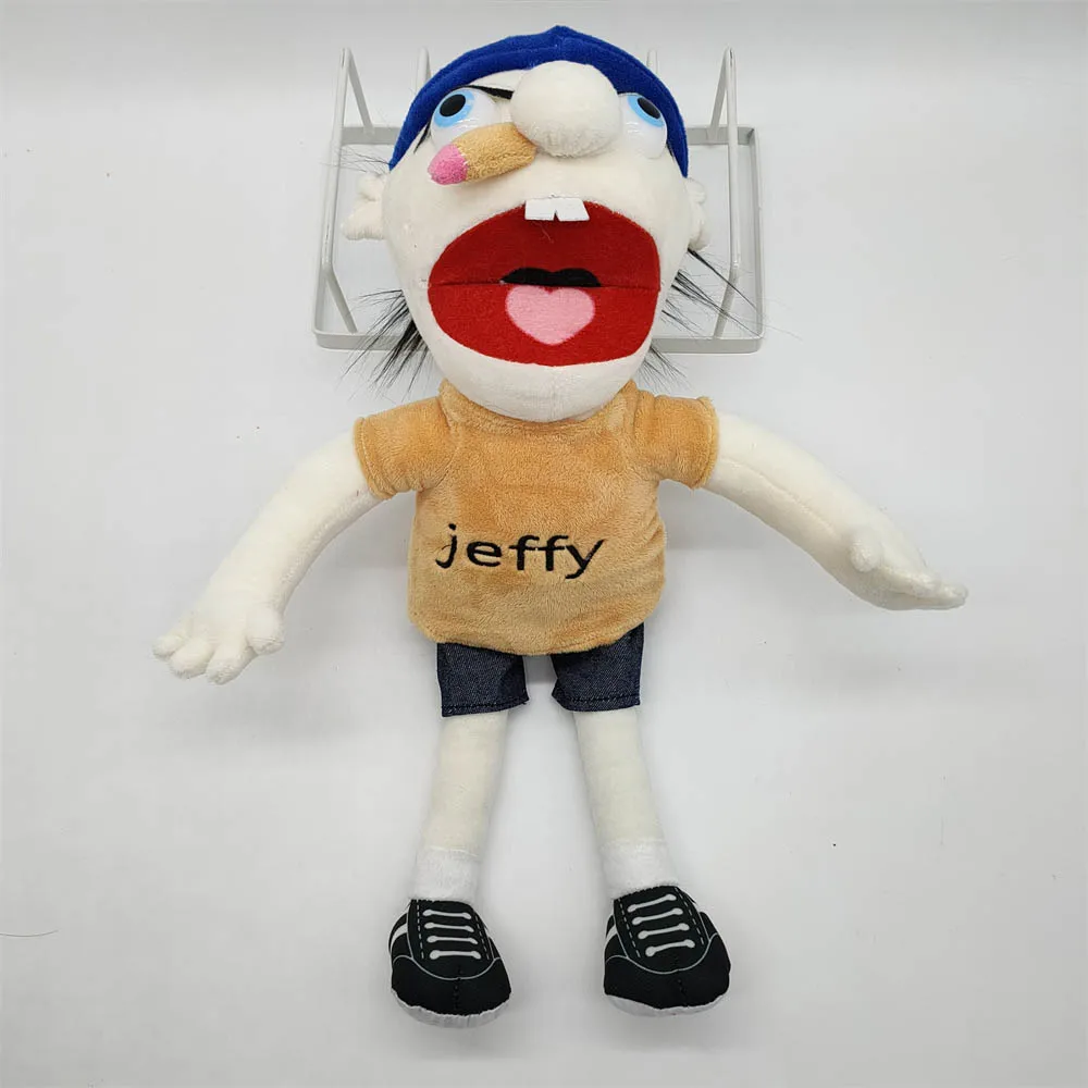 Jeffy – jouet en peluche de 38cm, 15 pouces, poupée de dessin animé pour  maison de jeu, chapeau en peluche, oreiller de couchage pour garçon, cadeau  d'anniversaire pour enfants - AliExpress