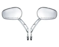 Motorcycles Rear Side Mirrors Rear view For Harley Honda Road King Touring Sportster Fat Boy Softail Bobber Chopper Street Glide 2