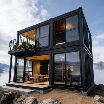 Luxury Expandable Folding Mobile House - Detachable Temporary Residential Container Box for Outdoor Use