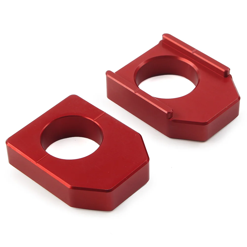 

Red Motorcycle Chain Adjuster Swingarm Slider For Honda CR125R CR250R CRF450R CRF450X CRF450RX CRF450L CRF250R CRF250X CRF250RX