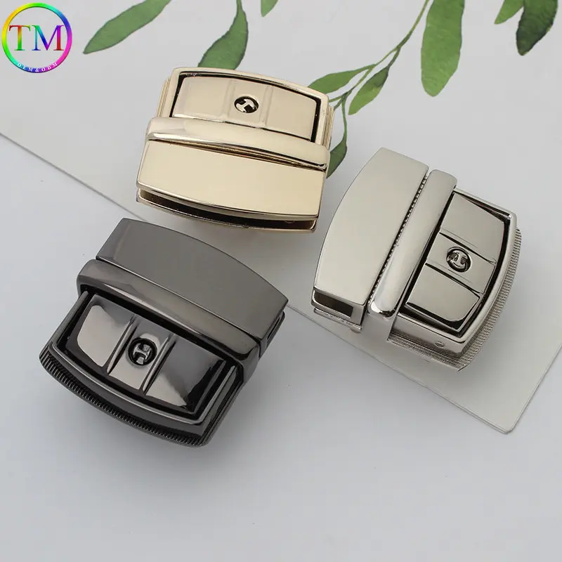 10 Pieces Metal Mortise Lock Clasp Turn Twist Locks Bag Purse Handbag Closure Snap Buckles DIY Hardware Bag Lock  Accessories