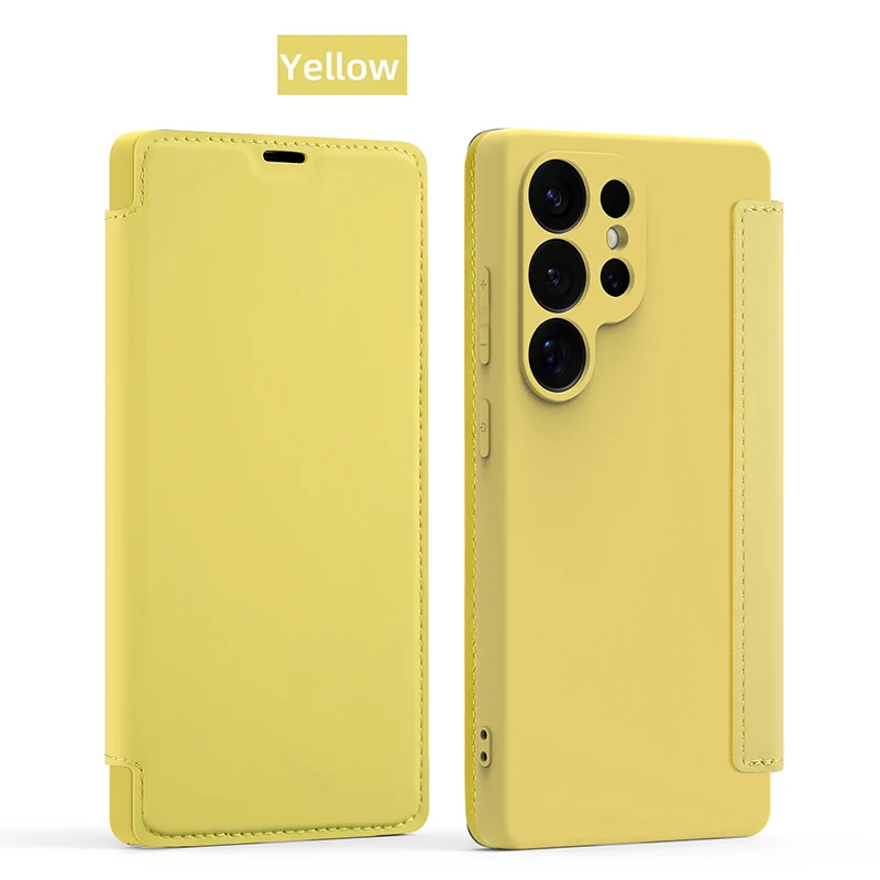 Ultimate 360° Liquid Silicone Flip Phone Case with Wallet and Stand
