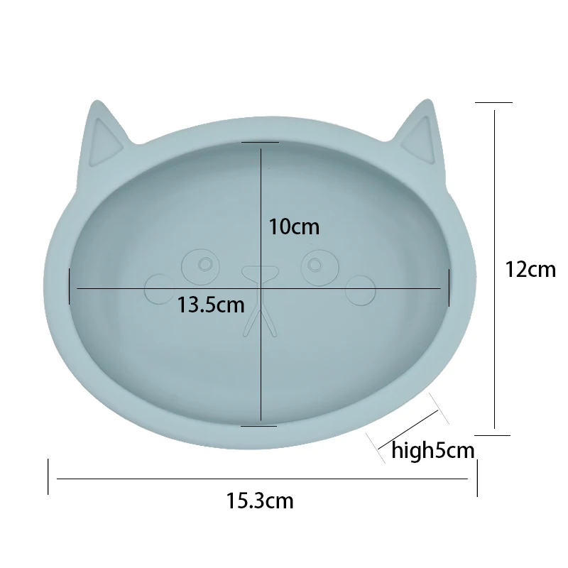 Baby Silicone Feeding Plate Silicone Sucker Bowl for Kids Waterproof Suction Bowl BPA Free Children's Dishes Kitchenware 6