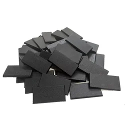 Fantasy & Sci-Fi Plastic Model Building Kits: 100 Rectangular Bases (50x25mm) of High Quality