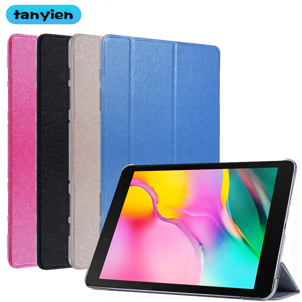 Custodia Per Tablet Per Samsung Galaxy Tab A 10.1 2019 Sm-T510 Sm-T515 T510 T515 Custodia A Tre Ante In Pelle Pu