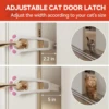 Cat Door Holder Latch Adjustable Dog Door Stopper Elastic Gate Lock Flex Latch Strap Keep Dog Out From Entering Pet Gate Supply 5